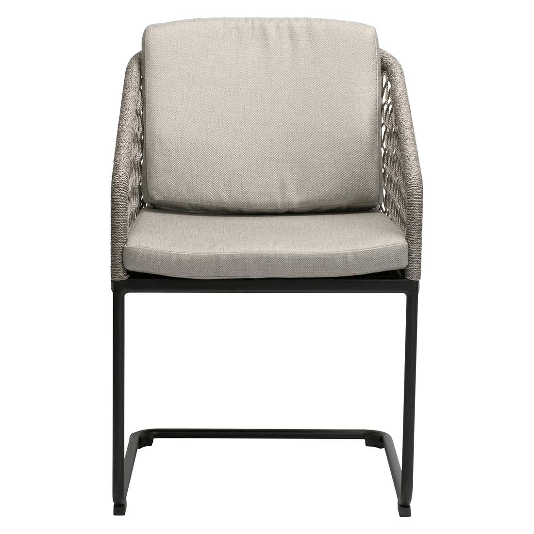 Svingstol Odea aluminium og tau 58x62 cm - Stern bakside