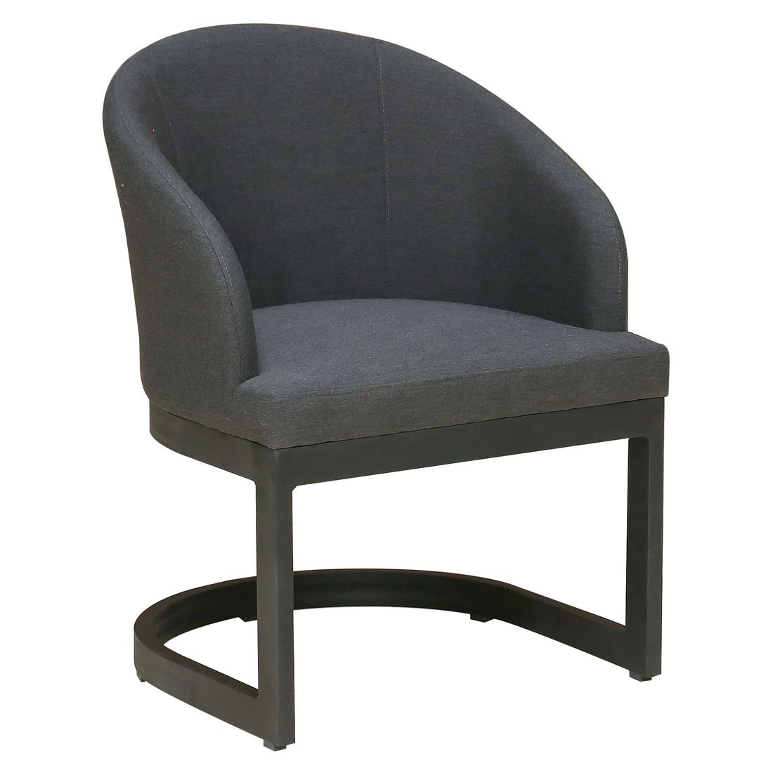Svingstol Orlando aluminium og Sunbrella forfra