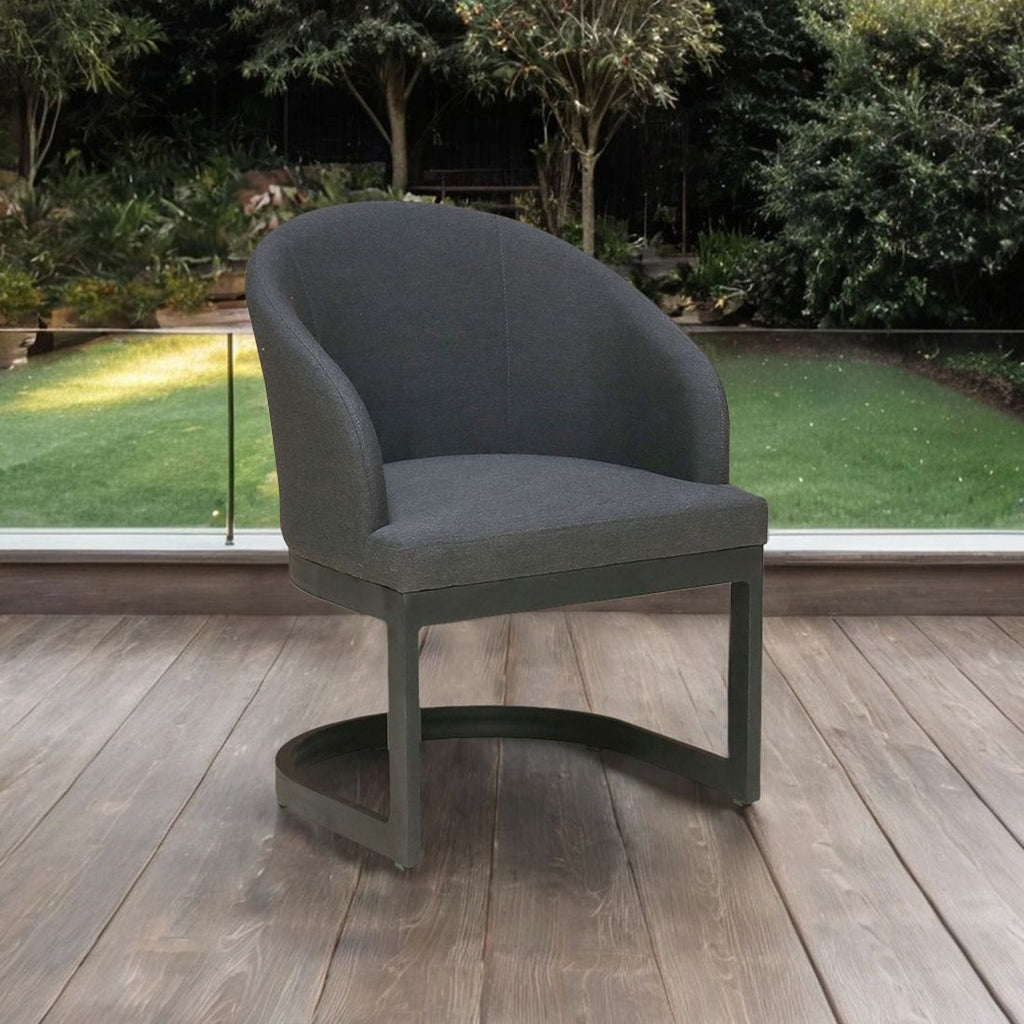 Svingstol Orlando aluminium og Sunbrella bakside
