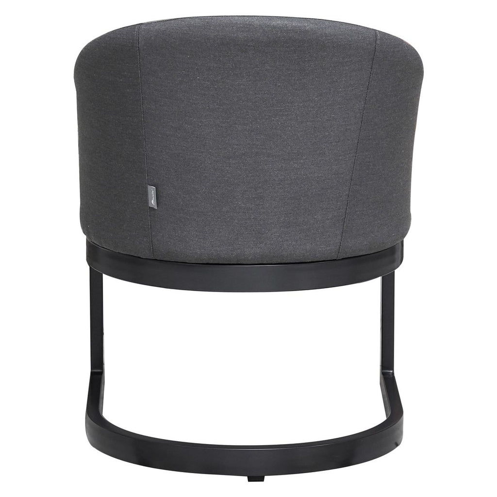 Svingstol Orlando aluminium og Sunbrella sideprofil