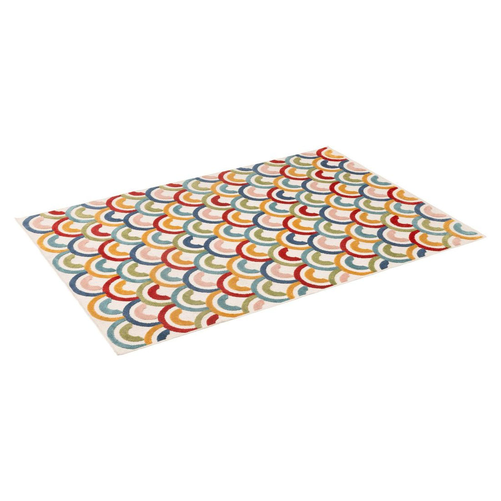Utendørsteppe Bow 160x230 cm beige mønstret forside
