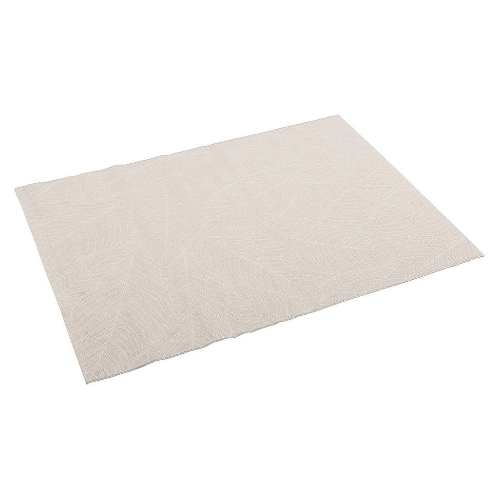 Utendørsteppe Leaf 160x230 cm beige-grå forfra