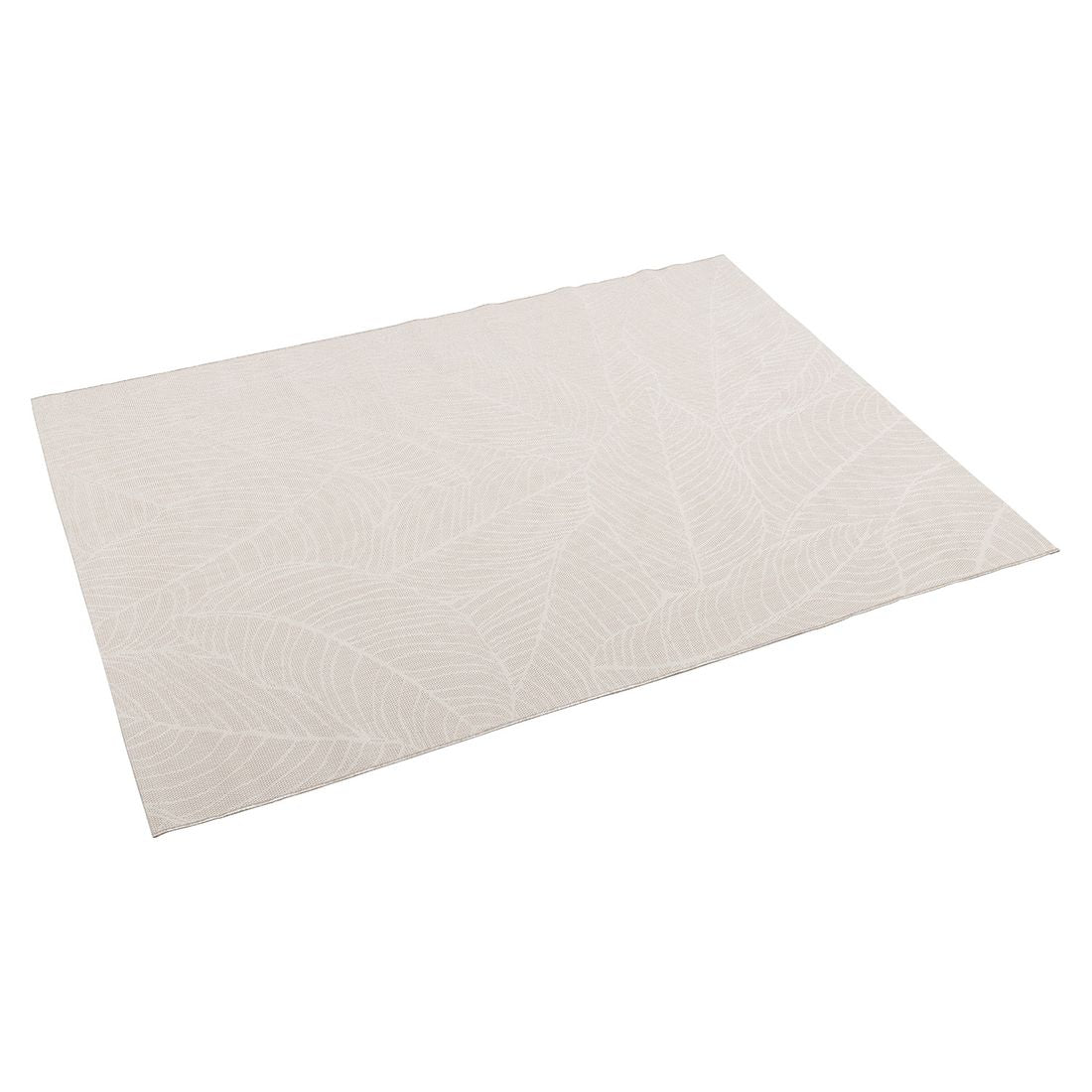 Utendørsteppe Leaf 200x290 cm beige-grå forside