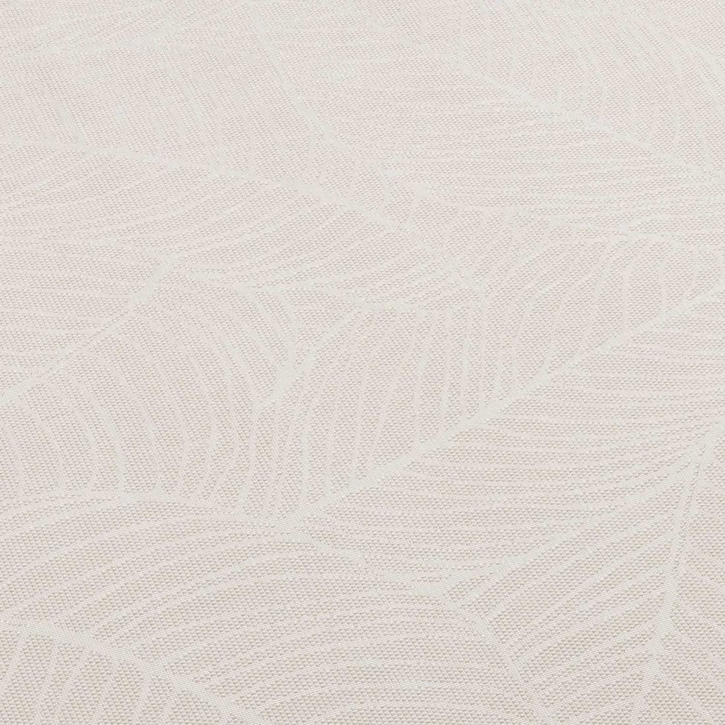 Utendørsteppe Leaf 200x290 cm beige-grå detalj