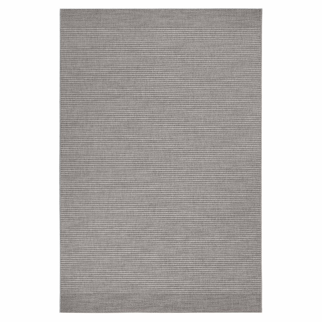 Utendørsteppe Melya 200x290 cm polypropylen grå forfra