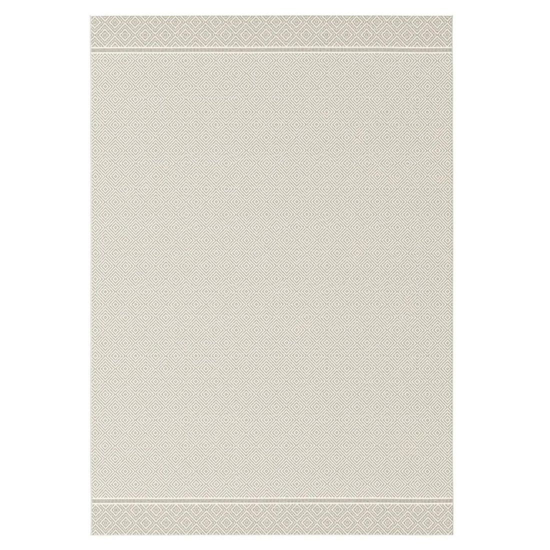 Utendørsteppe Marsanne 240x320 cm beige sett forfra