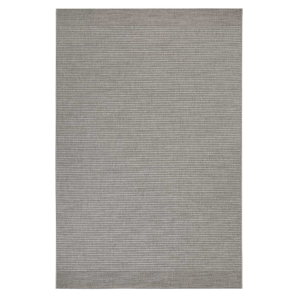 Utendørsteppe Melya 240x340 cm grå polypropylen forfra