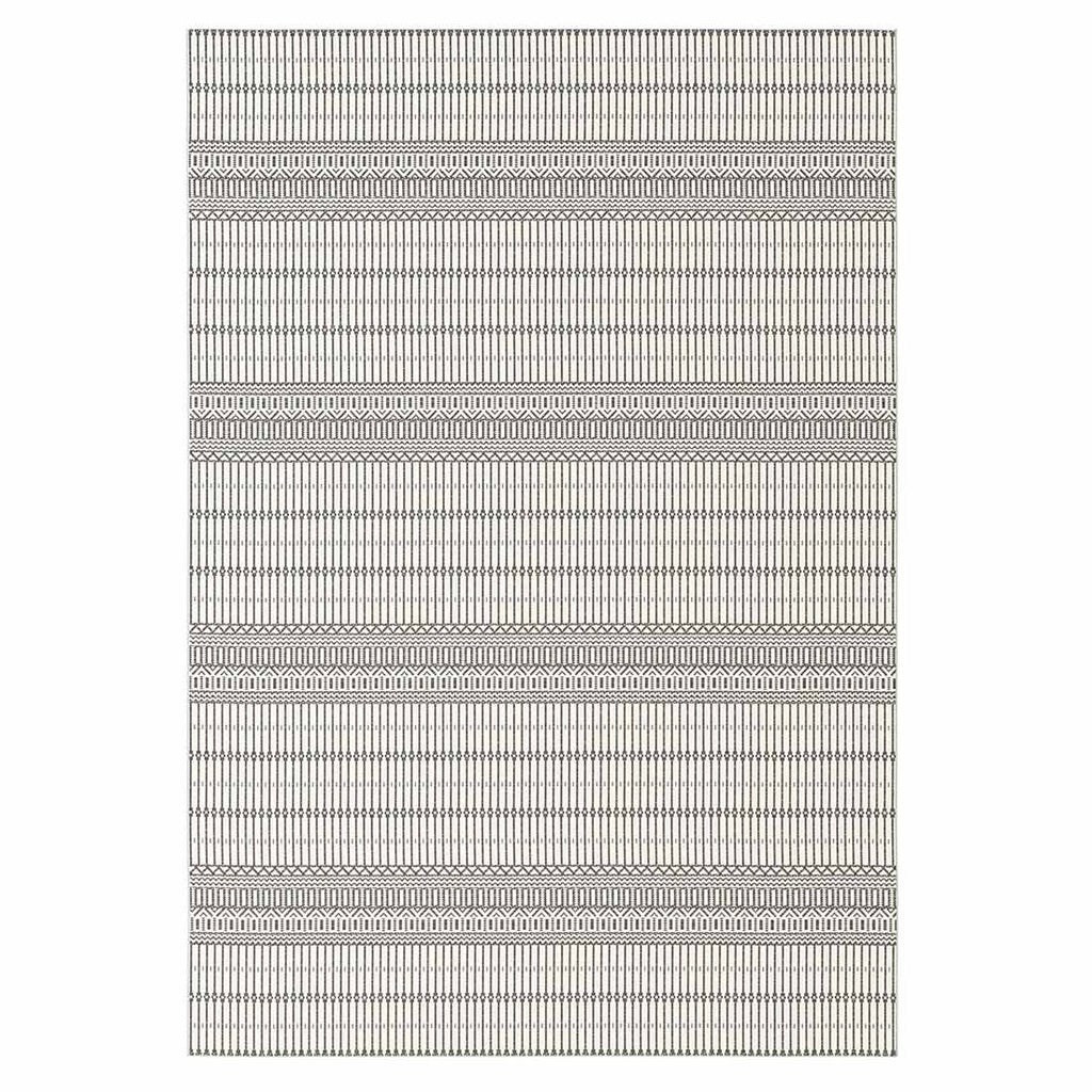 Utendørsteppe Melya 240x340 cm svart polypropylen forfra