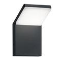 Utendørs vegglampe Pearl antrasitt aluminium/plast forfra