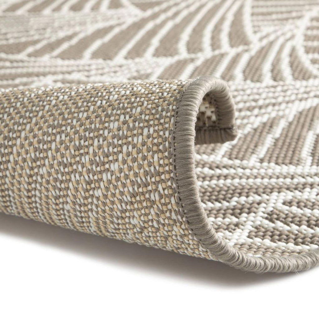 Utendørsteppe Marsanne 155x230 cm beige detalj
