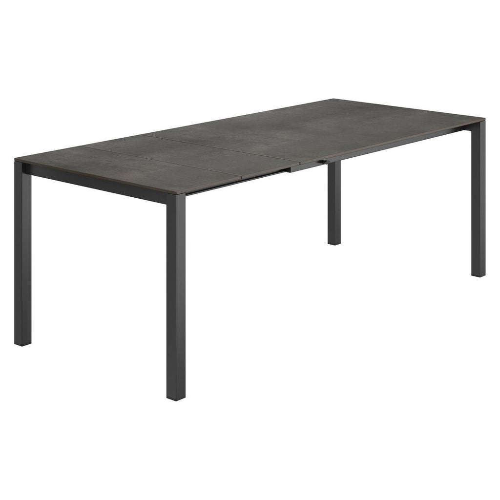 Uttrekkbart hagebord 140-210x70 cm rustfritt stål/HPL - OUTLIV sammenleggbar mekanisme
