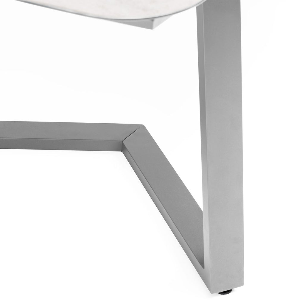 Uttrekkbart hagebord 160/200x95 cm aluminium/glasskeramikk - Kettler helhetlig utsikt