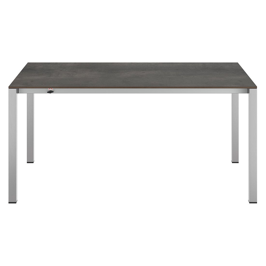 Uttrekkbart hagebord 160/217/267x92 cm rustfritt stål HPL - OUTLIV i bruk med stoler
