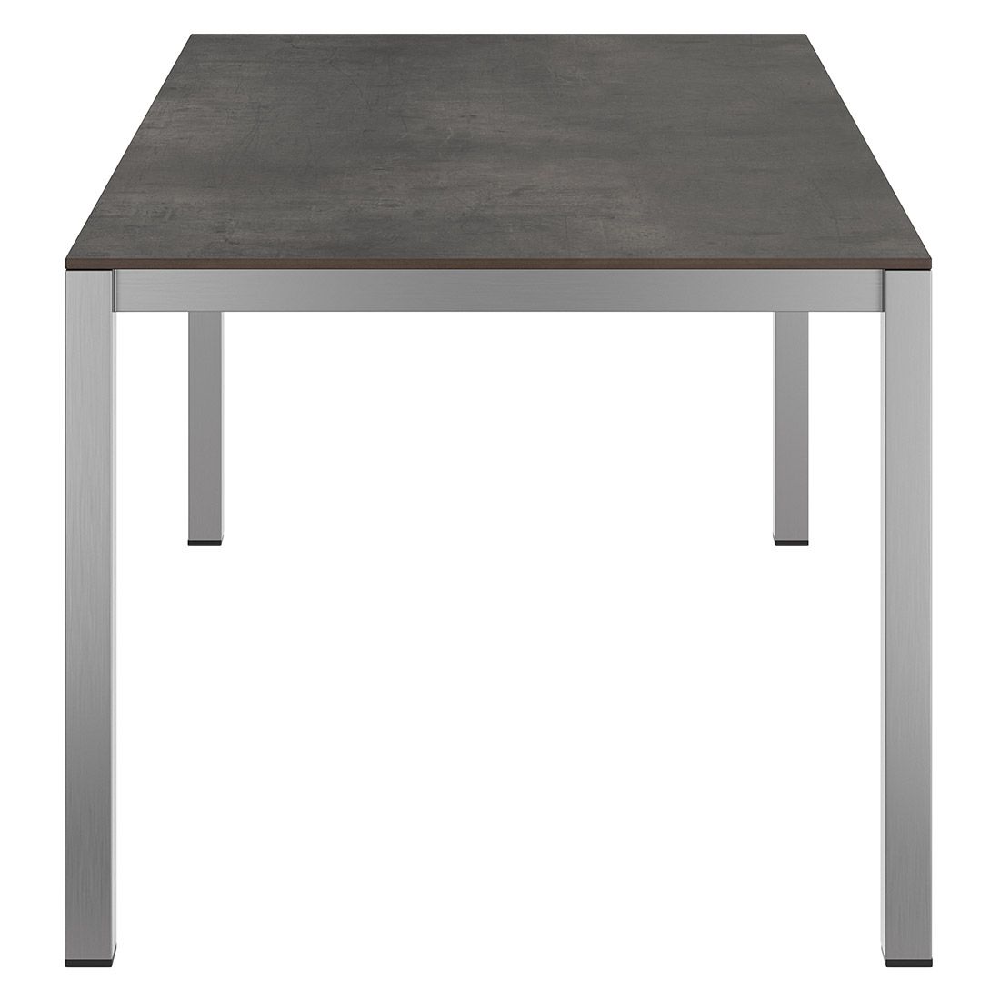 Uttrekkbart hagebord 160/217/267x92 cm rustfritt stål HPL - OUTLIV sammenfoldet