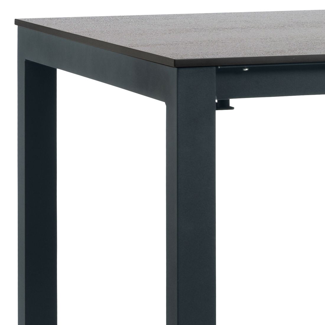 Uttrekkbart hagebord 200/250x100 cm aluminium/Silverstar - Stern detalj av bordplate