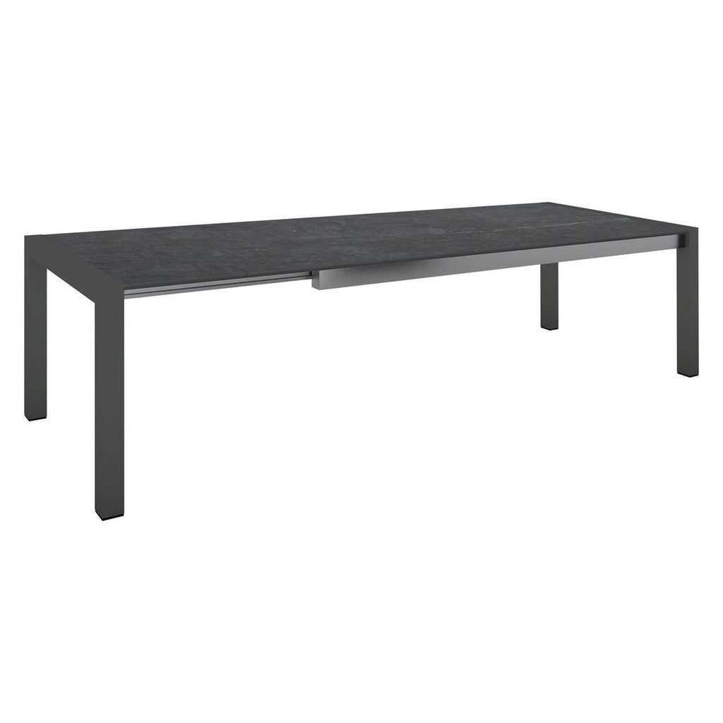 Uttrekkbart hagebord 214/274x100 cm aluminium/Dekton - Stern forfra