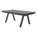 Uttrekkbart hagebord 7011 200/260x100 cm aluminium - Interliving forfra