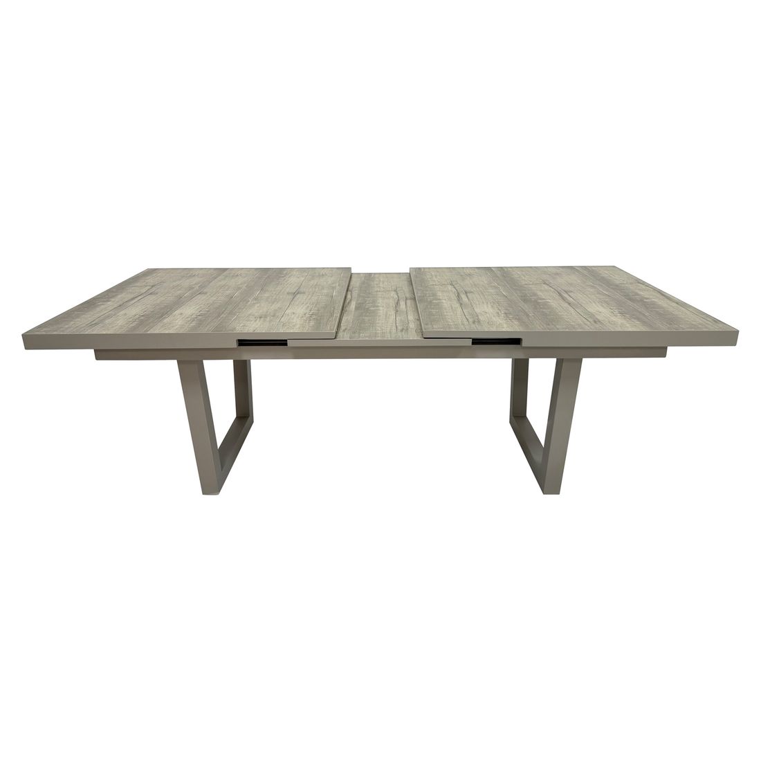 Uttrekkbart hagebord Alice aluminium/keramikk 200/260x100 cm utfoldet