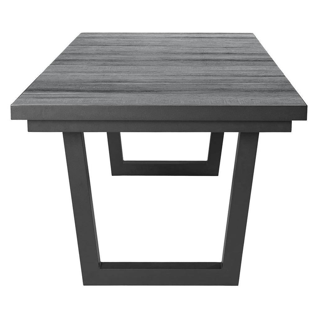 Uttrekkbart hagebord Alice aluminium/keramikk bordplate i keramikk