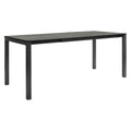 Uttrekkbart hagebord aluminium Silverstar 130 180x80 cm Stern forfra