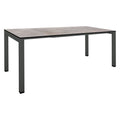 Uttrekkbart hagebord aluminium Silverstar 160/210x90 cm Stern forfra