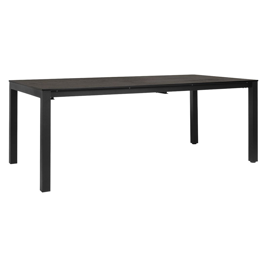 Uttrekkbart hagebord aluminium Silverstar 200 250x100 cm Stern forfra