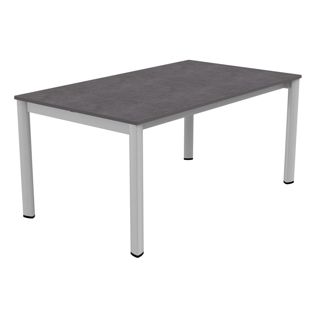 Uttrekkbart hagebord aluminium Vivodur antrasitt bakside