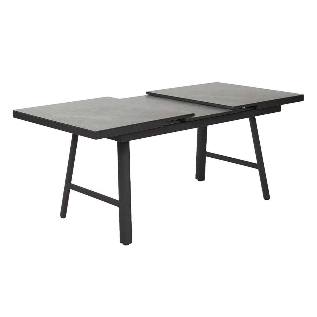 uttrekkbart hagebord bondino i moderne hagedesign