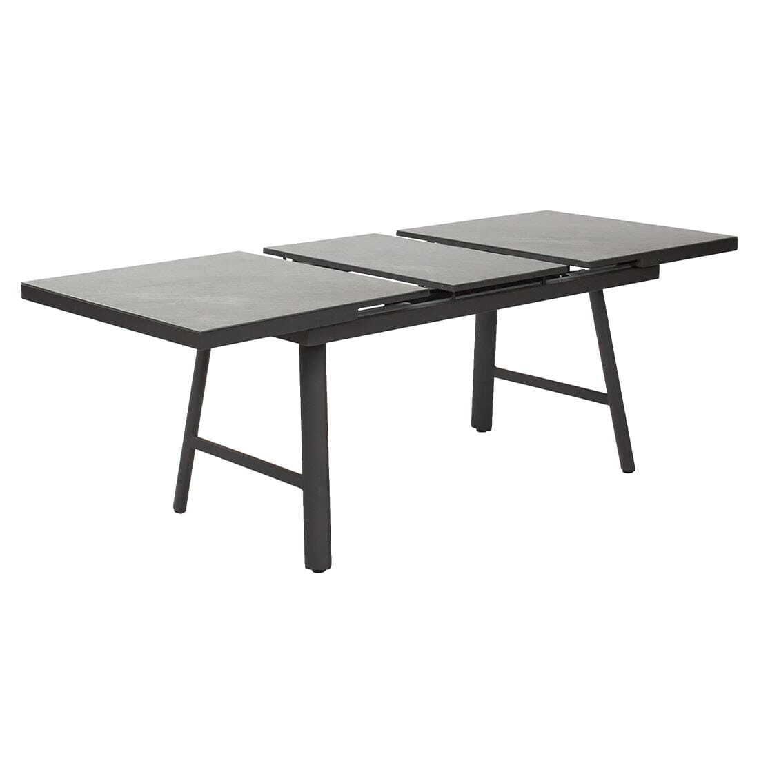 uttrekkbart hagebord bondino oppbevaring av bordplate