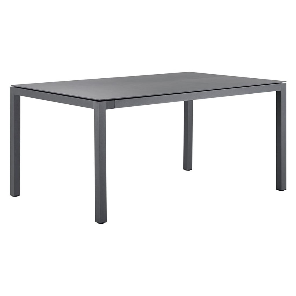 Uttrekkbart hagebord Classic 160/220x100cm aluminium/Dekton forfra