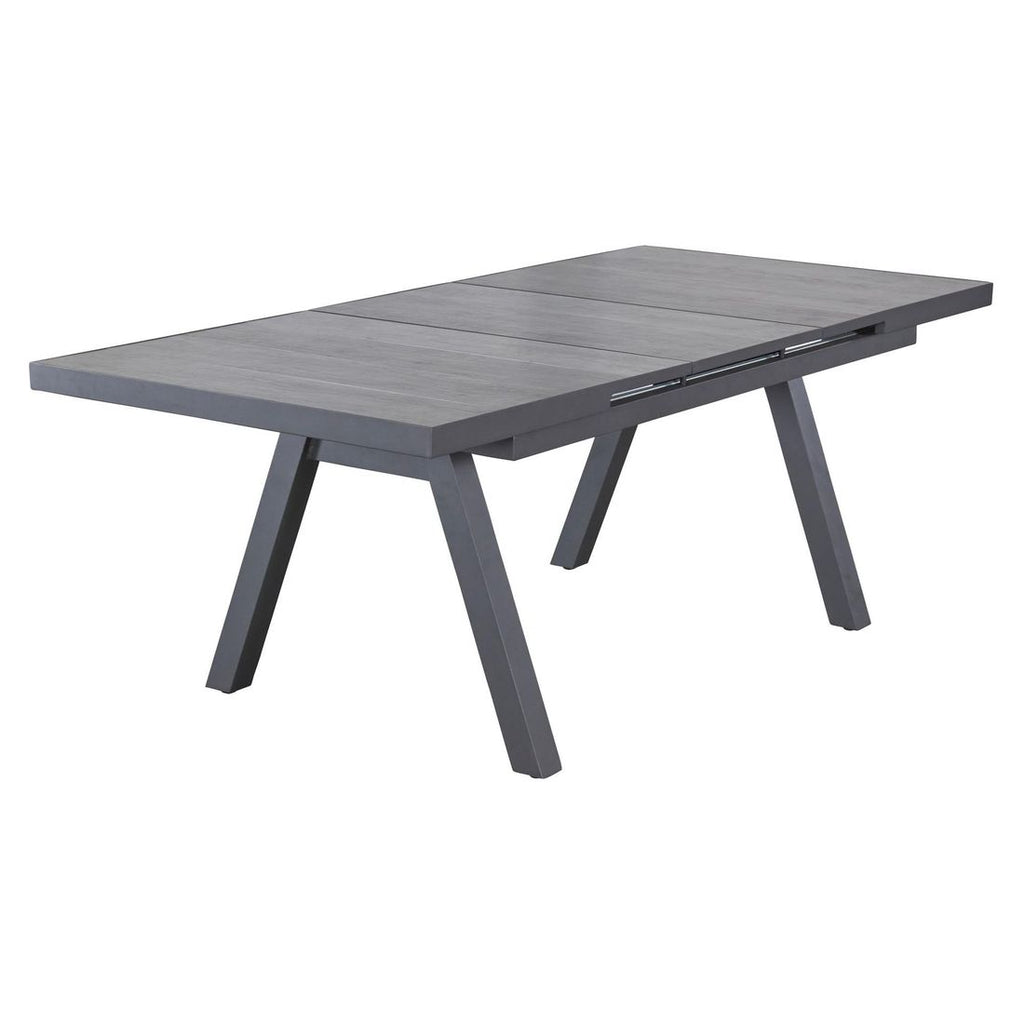Uttrekkbart hagebord Keramo sideprofil