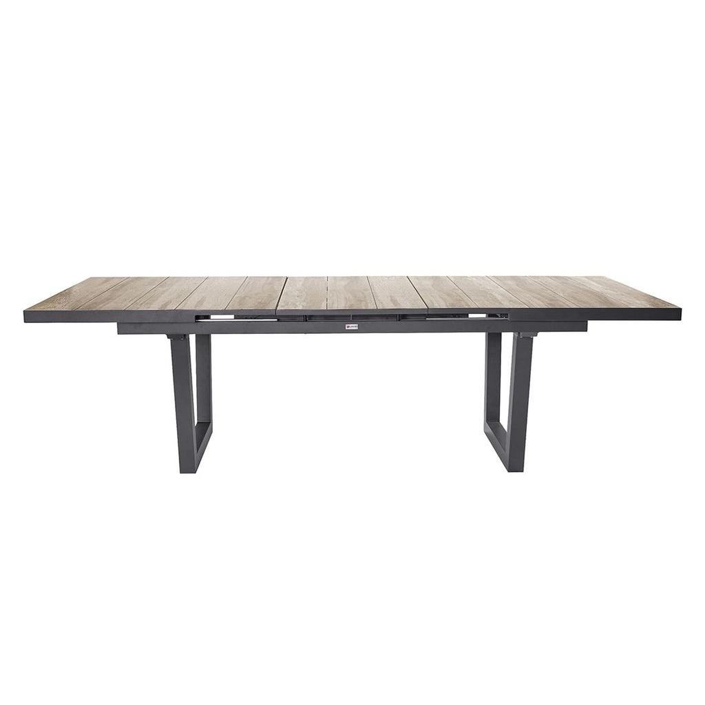 Uttrekkbart hagebord Komido aluminium/keramikk - LC Garden