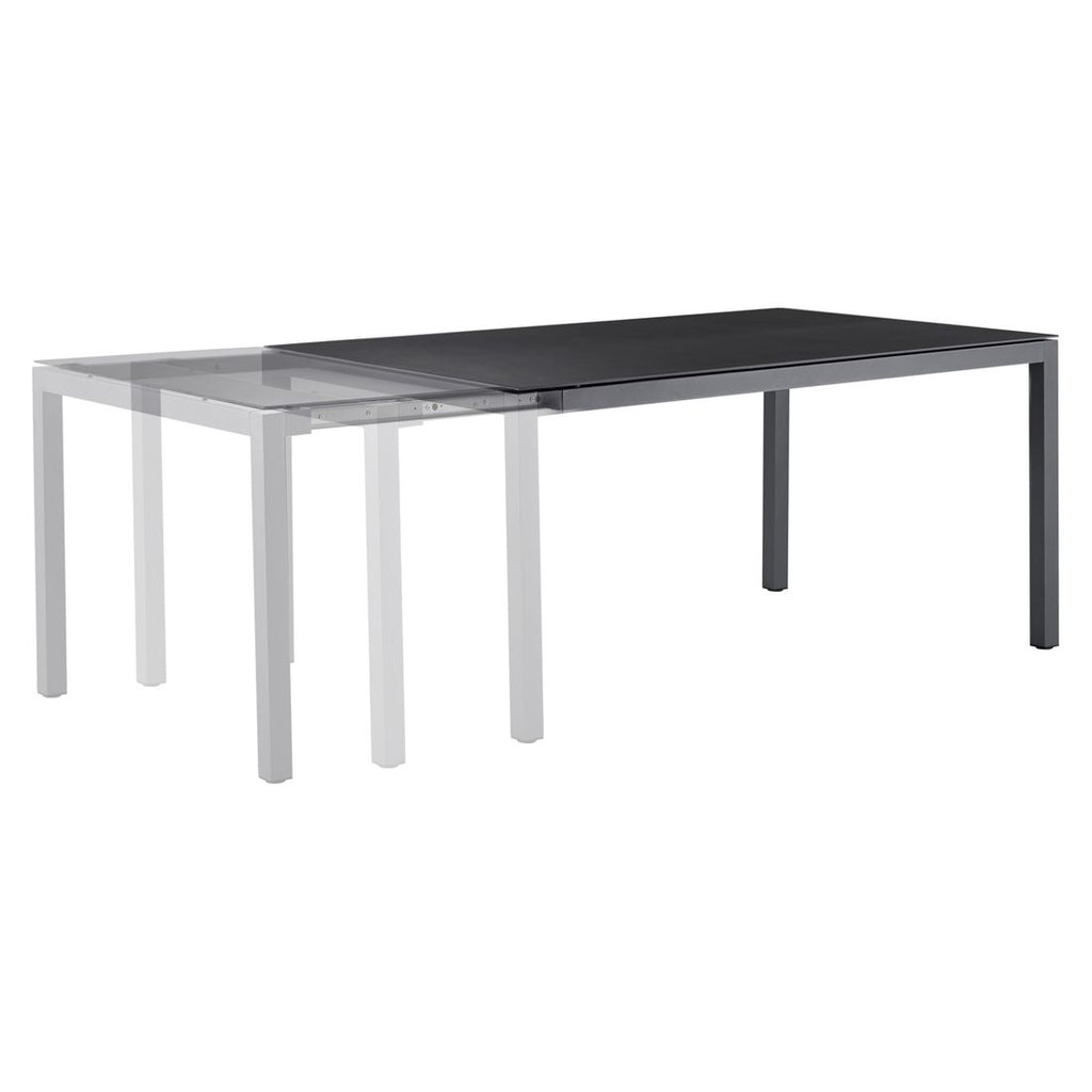 Uttrekkbart hagebord Mia aluminium/Dekton med plass til seks personer