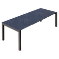 Uttrekkbart hagebord Ohio 170/230x95 cm aluminium HPL Zebra forside