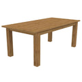 Uttrekkbart hagebord Oxford 200/260x100 cm resirkulert teak - OUTLIV forfra