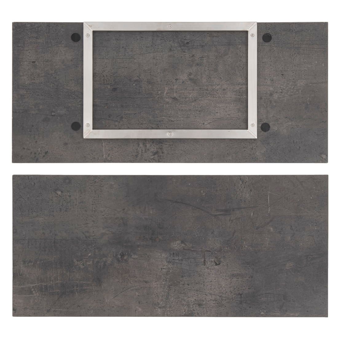 Uttrekkbart hagebord Rimini 140/210x70 cm rustfritt stål/HPL - OUTLIV.