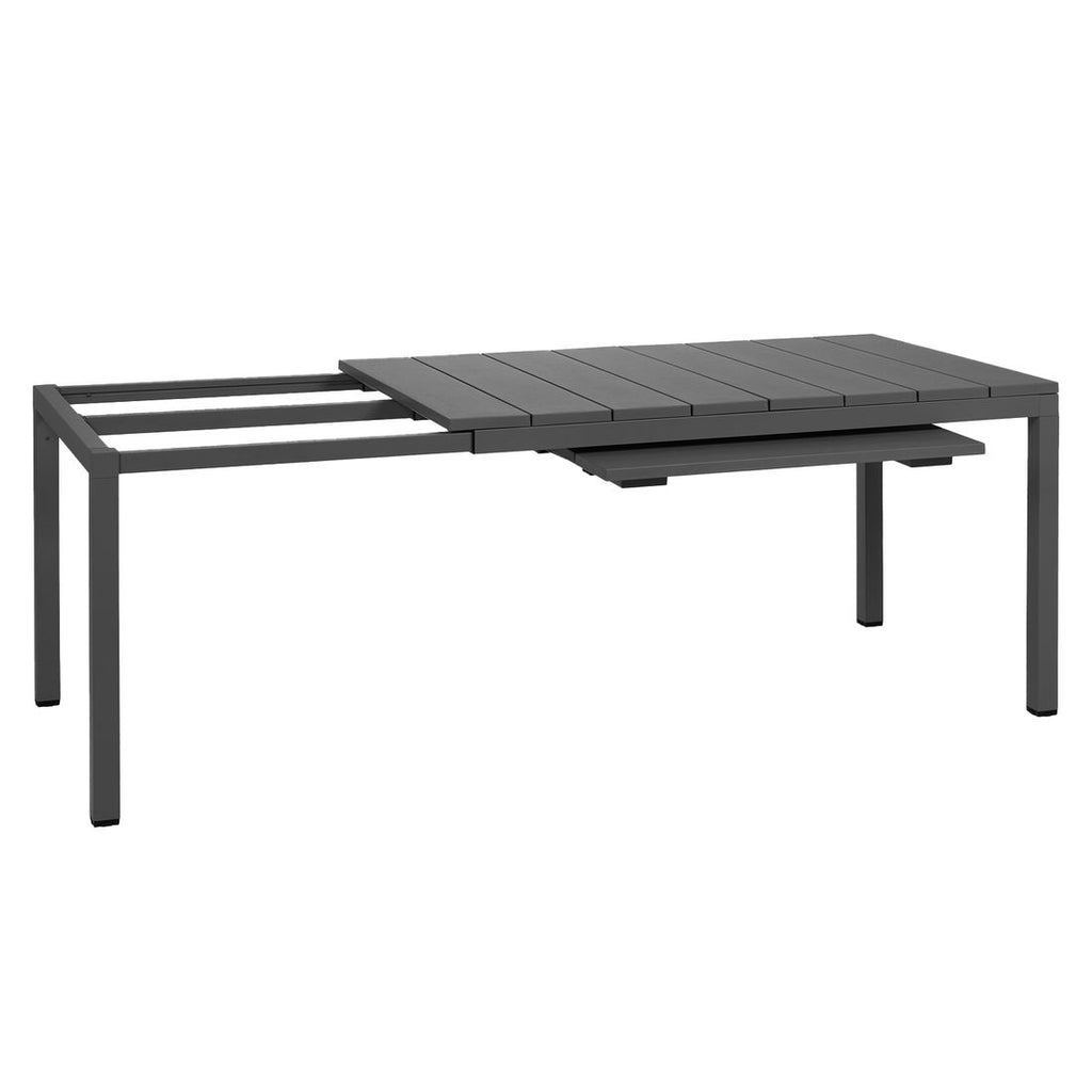 Uttrekkbart hagebord Rio 140/210x85 cm aluminium benstruktur