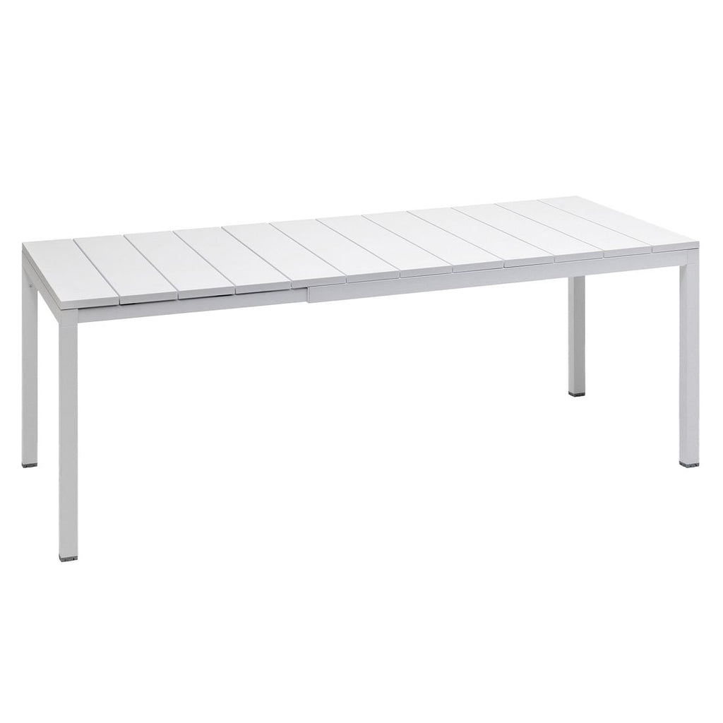 Uttrekkbart hagebord Rio 140/210x85cm aluminium - Nardi uttrekkfunksjon detalj