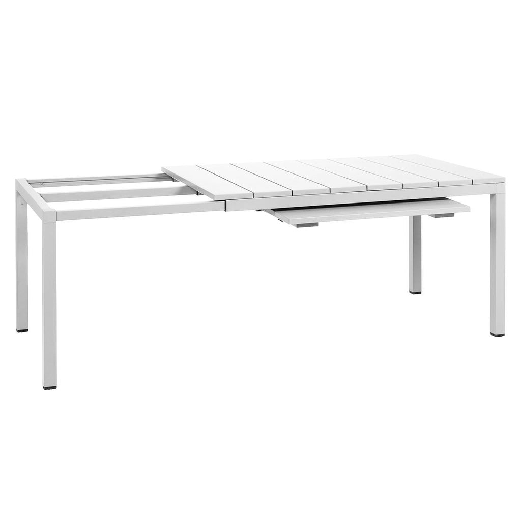 Uttrekkbart hagebord Rio 140/210x85cm aluminium - Nardi bordben detalj