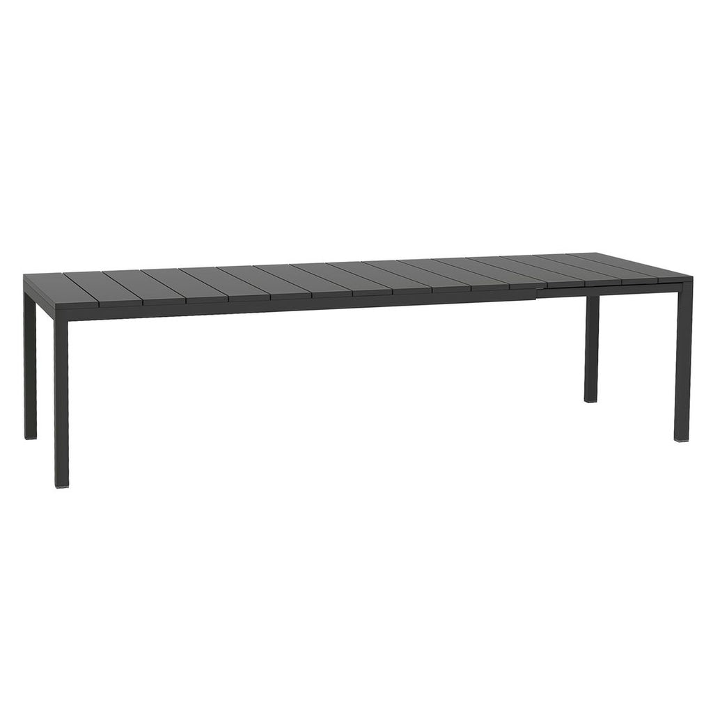 Uttrekkbart hagebord Rio 210/280x100 cm aluminium - Nardi