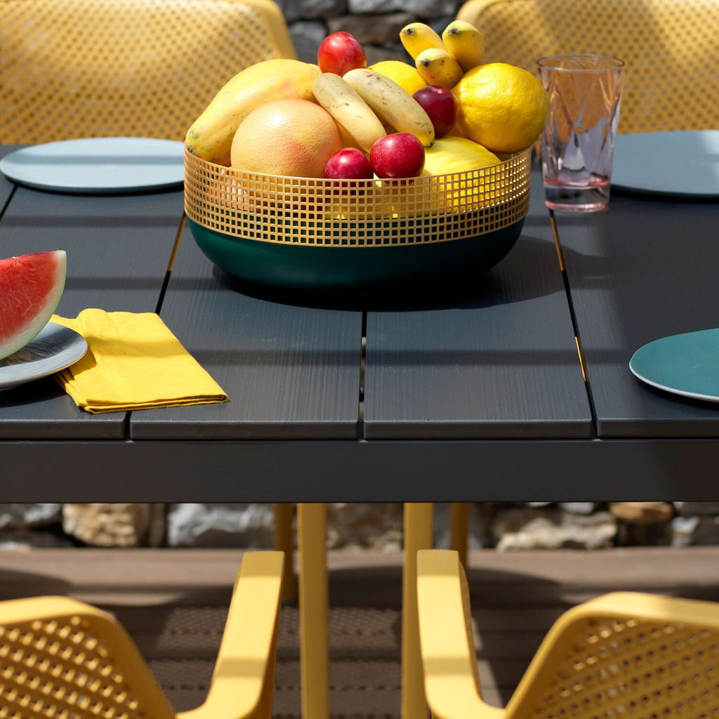 Uttrekkbart hagebord Rio 210/280x100 cm aluminium - Nardi