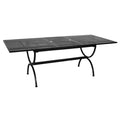 Uttrekkbart hagebord Romeo 168/210x100 cm smijern front