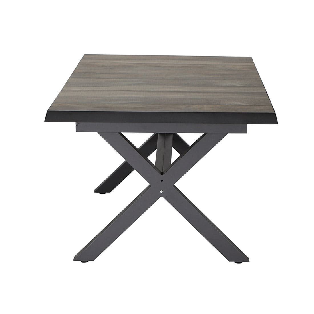 Uttrekkbart hagebord Sincro aluminium/keramikk 200/260cm - Siena Garden