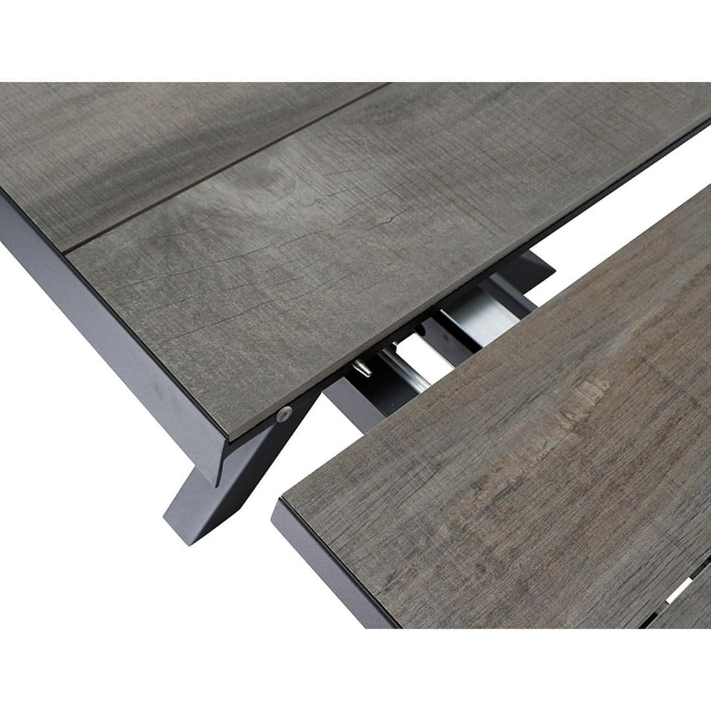 Uttrekkbart hagebord Sincro aluminium/keramikk 200/260cm - Siena Garden