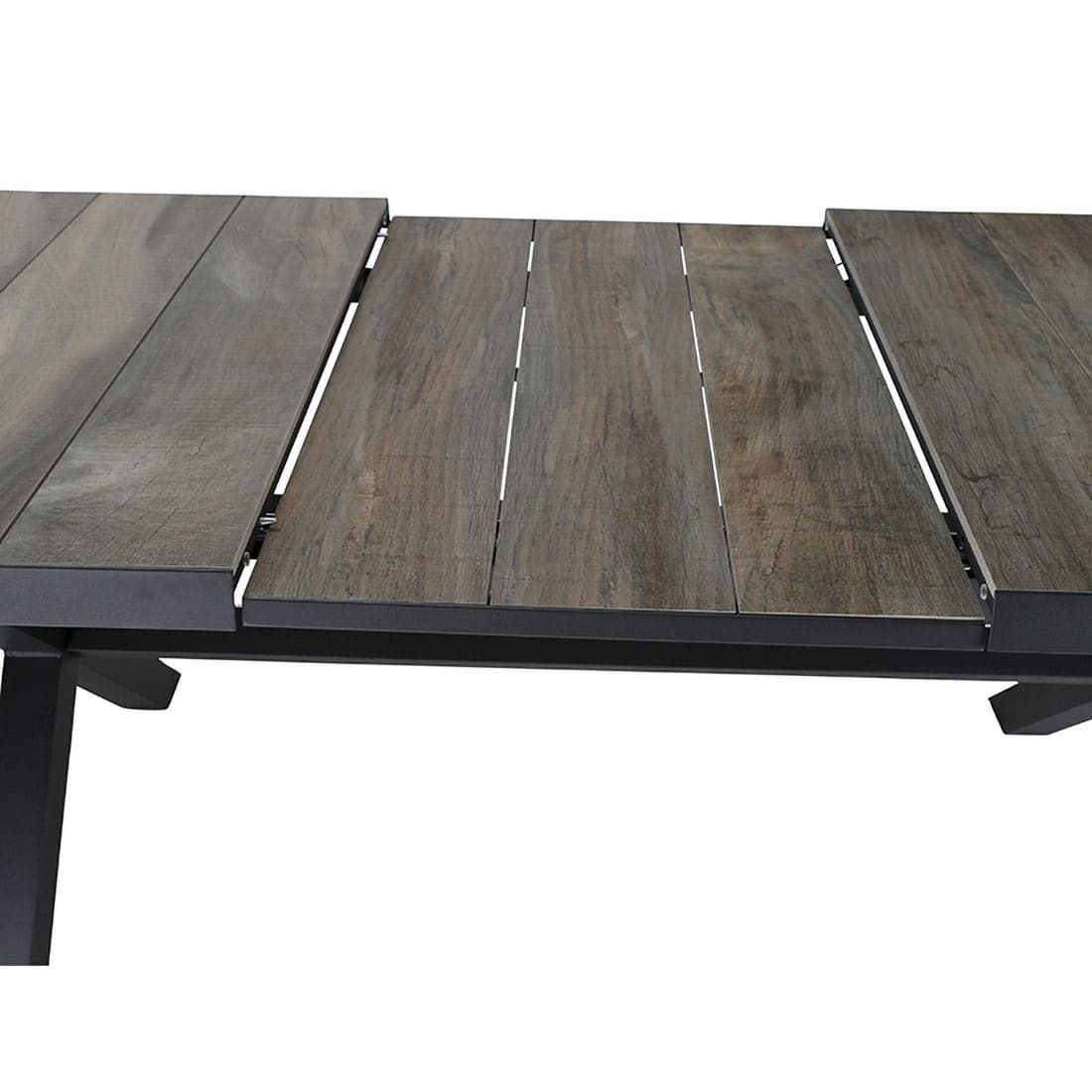 Uttrekkbart hagebord Sincro aluminium/keramikk 200/260cm - Siena Garden
