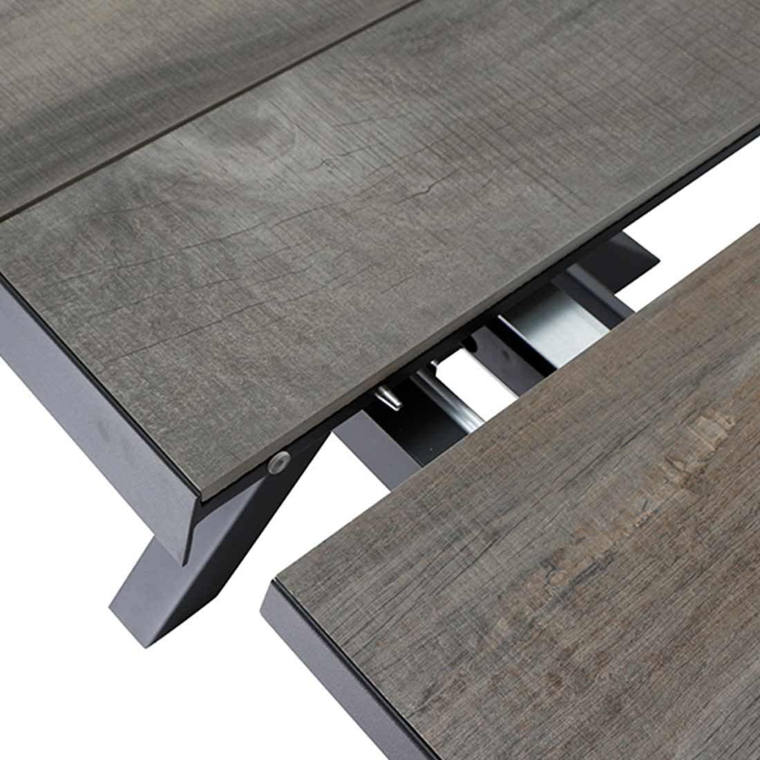 Uttrekkbart hagebord Sincro aluminium/keramikk 200/260cm - Siena Garden