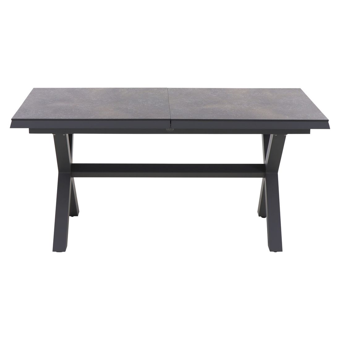 uttrekkbart hagebord sincro 160 200x90 cm aluminium hpl sammenleggbar funksjon