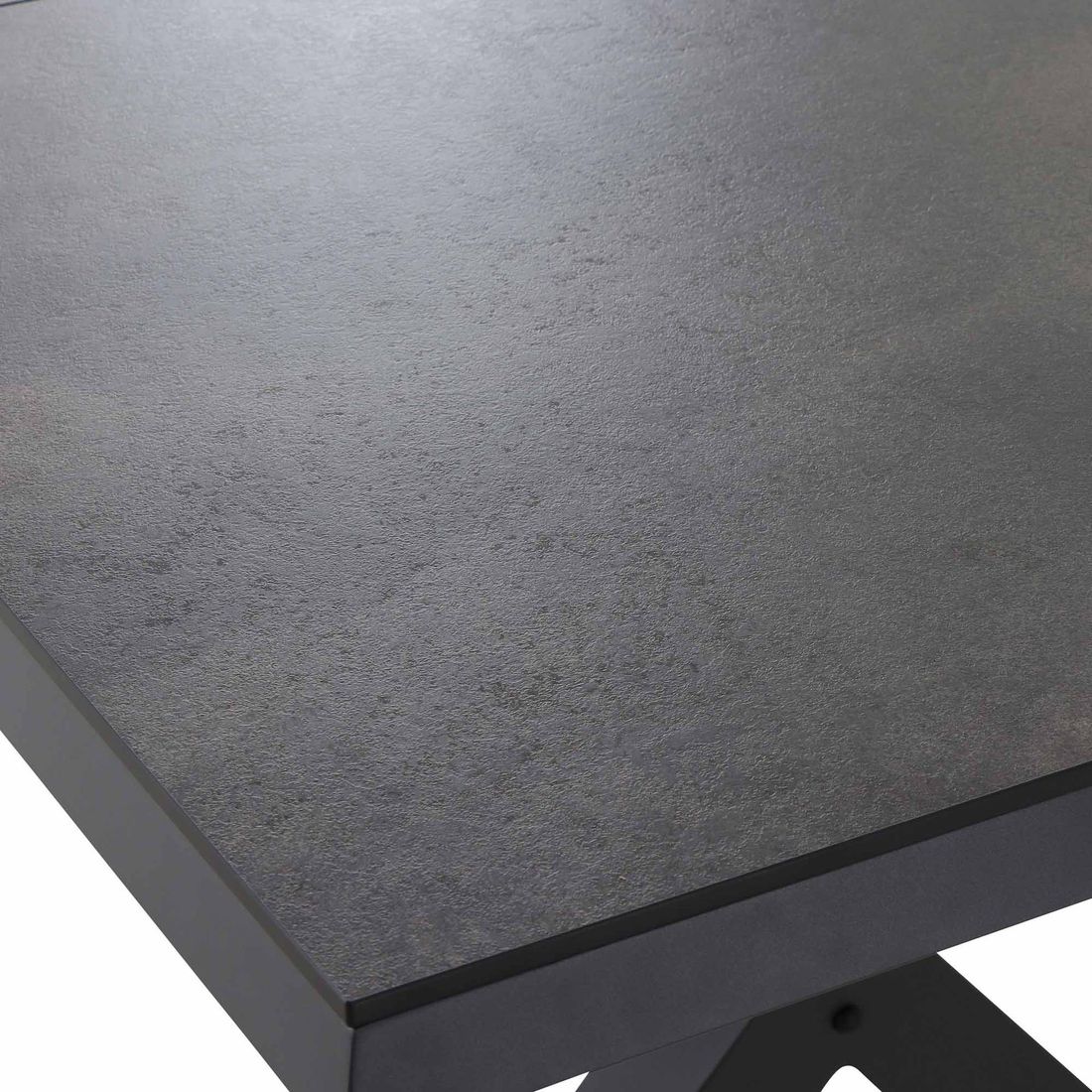 uttrekkbart hagebord sincro 160 200x90 cm aluminium hpl detalj beslag