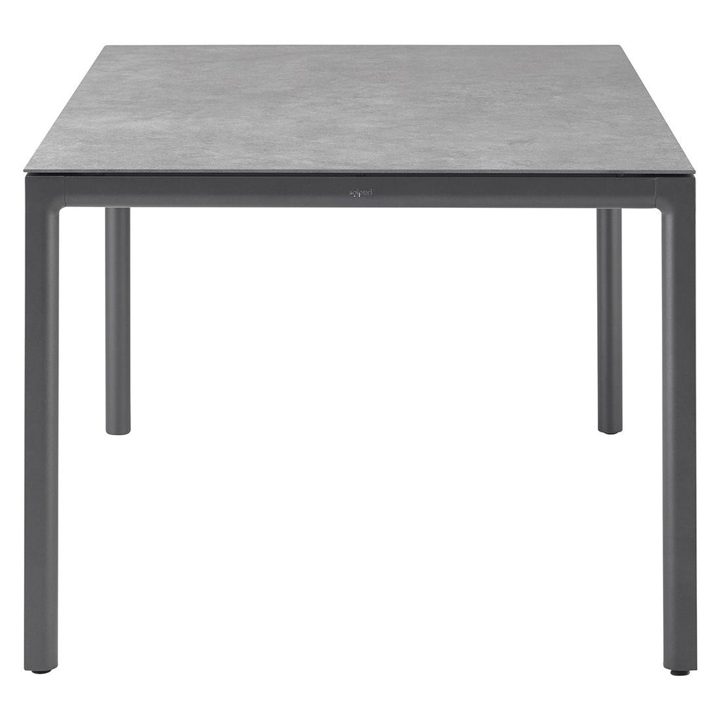 Uttrekkbart hagebord Soft aluminium ramme detalj