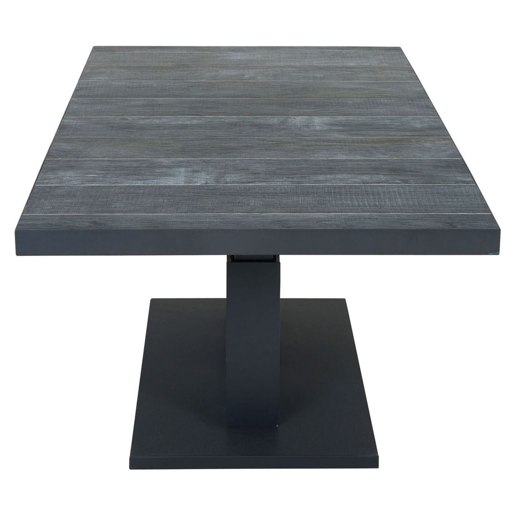 Høydejustering på Uttrekkbart hagebord Talina aluminium/keramikk 140/180x90 cm